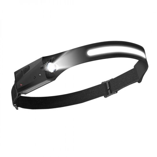 Lampe Frontale Rechargeable Handy Brite | Venteo | Eclairage 2en1 Avec Rayon Large De 230° Et Une Lampe Précision | Led Ultra Puissante 260 Lumens Avec 5 Modes D'éclairage | Capteur Mouvement | 8h D'autonomie Pour Camping/Pêche/Urgence/Cyclisme/Randonnée