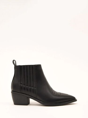 Bottines Pour Femme Noires Style Chelsea