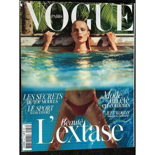 Vogue 948 Juin 2014 Beauté L'extase - Interview Jeff Koons - Les Secrets Des Top Models
