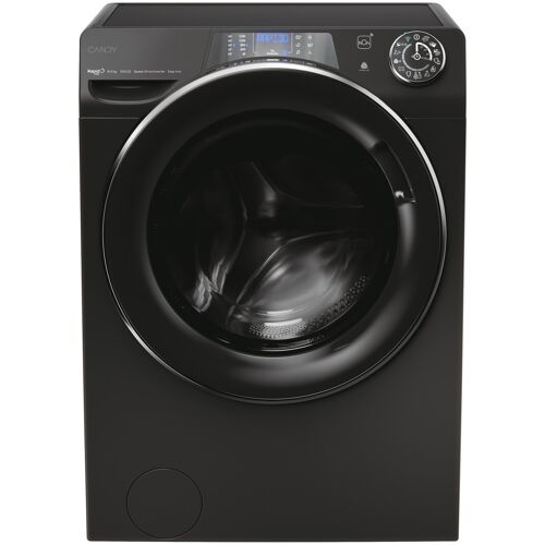 Candy RapidÓ PRO RPW5856BWMBCB-S machine à laver séchante Pose libre chargement frontal Noir