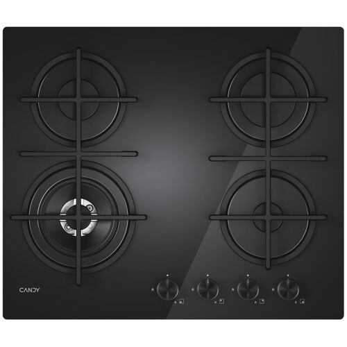 Candy CVG6BF4WTB Noir Intégré 59.5 cm Gaz 4 zones