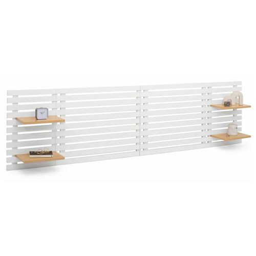 idmarket AVA Tête de lit Bois, Blanc