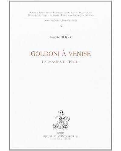 Goldoni A Venise