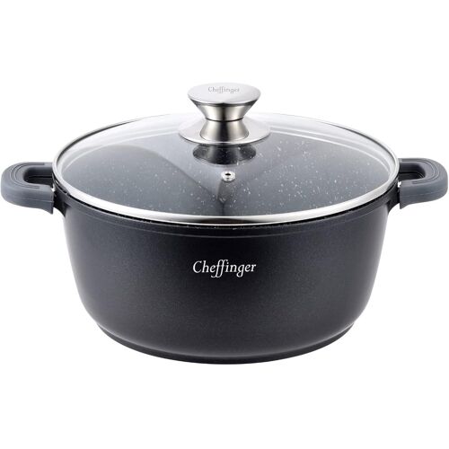 Subzonal-Cf-Dc24 Blk Cf-Dc24 Faitout En Fonte D'aluminium Ø 24 Cm