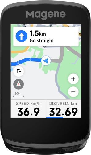 Subzonal-C506 Gps Compteurs Vélo Sans Fil, Naviion Par Carte, Écran Couleur Tactile, Entraînement Cycliste, Rappels Intelligents, Wifi&bluetooth, Ipx7