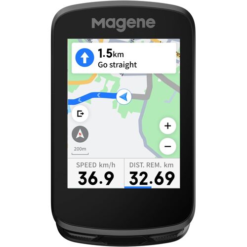 Subzonal-C506 Gps Compteurs Vélo Sans Fil, Naviion Par Carte, Écran Couleur Tactile, Entraînement Cycliste, Rappels Intelligents, Wifi&bluetooth, Ipx7