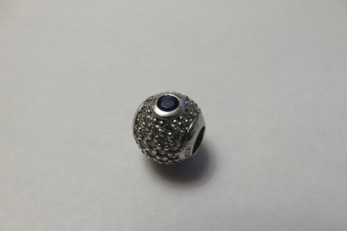 Charm 231 Boule Cristaux Et Pierres Bleues Argent Amore & Baci