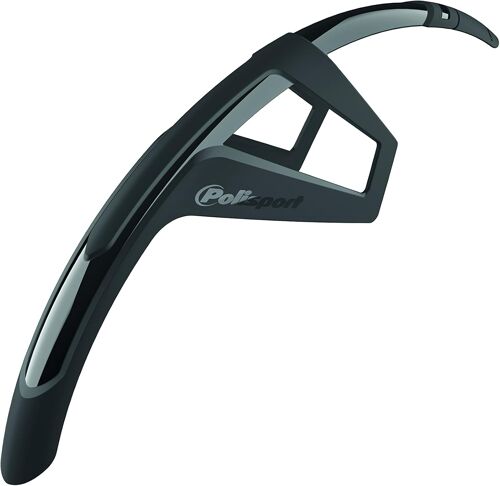 Subzonal-Polisport 8629400001 - Garde-Boue Avant Et Arrière Modèle G-Mud 2-Pièces Universelles Pour Vélos De Route Vtt Gravel Avec Roues De 28'' De Couleur Noir