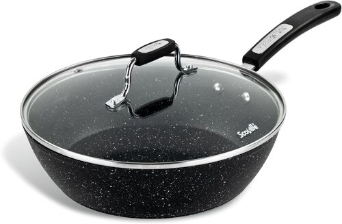 Subzonal-Neverstick Sauteuse Avec Couvercle, Anti-Adhésive, Convient À Toutes Les Plaques De Cuisson, Y Compris L'induction, Conduction Rapide De La Chaleur, Sans Pfoa, Passe Au Lave-Vaisselle,