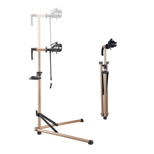 Subzonal-Pied D'atelier Vélo, Hauteur Réglable De 105-152 Cm, Support De Réparation De Vélo Robuste, Charge 39,9 Kg, Stand De Bicyclettes Avec Plateau À Outils Magnétique, Pour Vélos De Montagne Et R