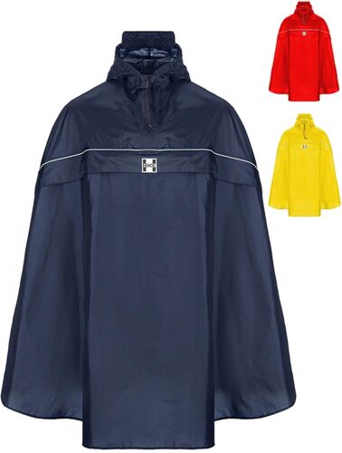 Subzonal-L', Poncho De Pluie Vainqueur Des Tests - Poncho Vélo Imperméable Avec Capuche - Protection Pluie Homme/Femme - Cape De Pluie Optimale Pour Tous Les Cyclistes - Idéal Pour Bikers.