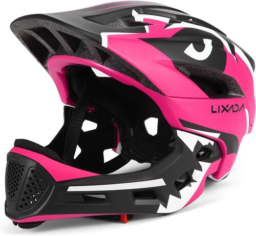 Subzonal-Lixada Casques De Vélo Enfants Casque Intégral Détachable Casque De Sécurité Sportive Pour Vélo Skateboarding Roller Skating Roulettes