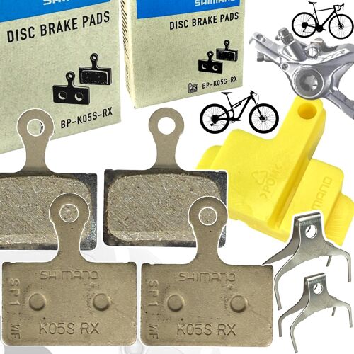 Subzonal-Bp-K05s-Rx Lot De 2 Paires De Plaquettes De Frein À Disque En Résine D'origine Compatibles Avec Shimano (K03s) Pour Vélo Vtt Ebike Xt Slx Xtr Road Gravel 105 Ultegra Dura Ace Grx Disc Lot De