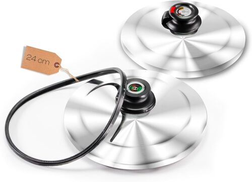 Subzonal-Joint De Couvercle Secuqick Pour Casseroles Amc - Modèle 28 Et 29, Ø 24 Cm - Pièce De Rechange Compatible, Non D'origine