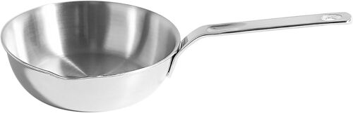 Subzonal-Mini Poêle À ?ufs De 11,9 Cm - Poêle À Omelette En Acier Inoxydable Sus304 - Mini Poêle À Frire Avec Bec Verseur