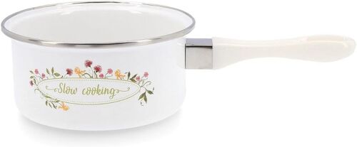 Subzonal-Memory Casserole Émail Acier 16 Cm - 150 Cl Blanc