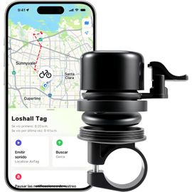 Subzonal-Sonnette De Vélo Intelligente Avec Traqueur Bluetooth Intégré - Compatible Avec Apple Find My App - Système De Localisation Caché Pour Vélo Électrique Et Vélo - Antivol - Résistant Aux Intem