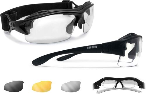 Subzonal-Lunettes Sport De Vue 399 - Branches Déclipsables Pour Une Bande Élastique ¿ Insert Clip Optique Détachable Pour Verres Correcteurs