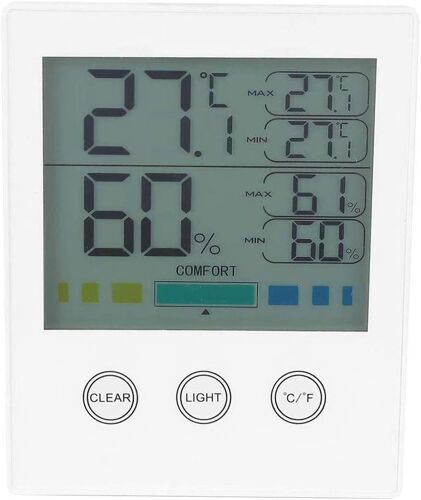 SUBZONAL-PNAWLLCF-65 Chambre Thermomètre numérique intérieur Confort Niveau Thermomètre et hygromètre numérique hygromètre Thermomètre intérieur, jauge d'humidité