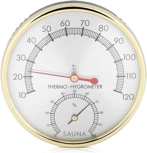 SUBZONAL-PNAWLLCF-65 Chambre Thermomètre Grand Mur Thermomètre-hygromètre extérieur intérieur for Patio, Piscine, Cuisine, Jardin, Mur et Salle