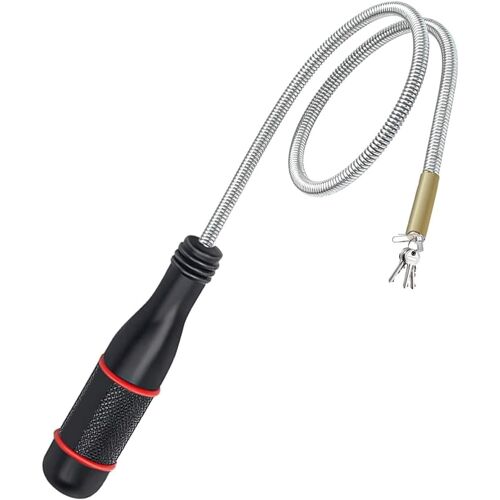KALANKA-Outil Ramassage Magnétique,Aimant Mecanique Flexible,Balais Magnétiques Puissant,Outils Portable Aimant pour Ramasser de Petites Pièces,Objets Métalliques 550 mm