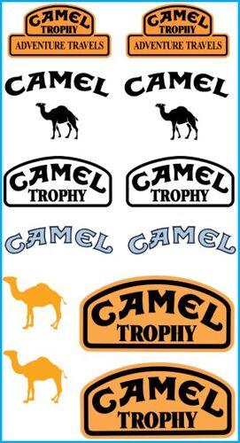 Planche Stickers Rc Camel Trophy