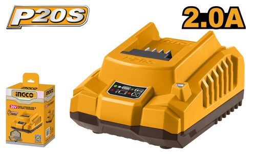 INGCO - Chargeur de batteries 20V P20S 2.0 A