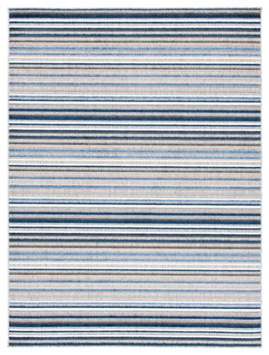 Tapis Polypropylène Gris/Bleu 160 X 229 Cm