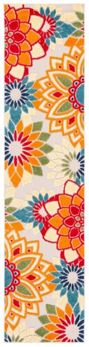 Tapis Polypropylène Ivoire/Orange 66 X 213 Cm