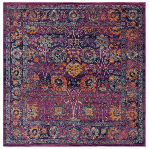 Tapis Fuchsia / Multi 201 X 201 Cm