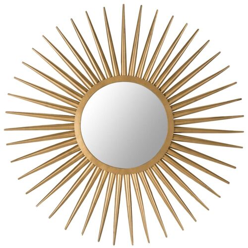 Miroir en fer/verre or