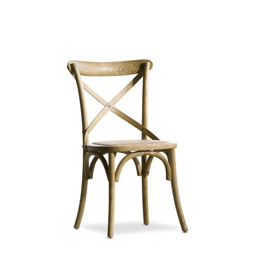 Chaise en bois marron