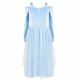 Déguisement Enfant Robe De Princesse Bleu 3 4 Ans