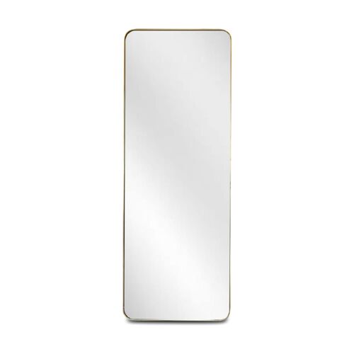 Miroir en métal doré