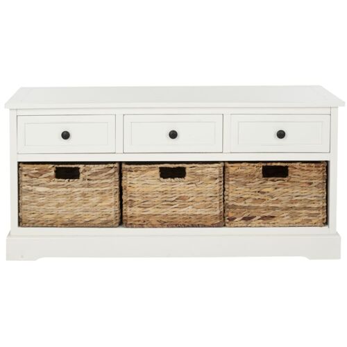 Meubles de rangement en bois de pin blanc