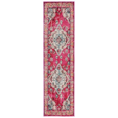 Tapis Rose / Multicolore 66 X 183 Cm