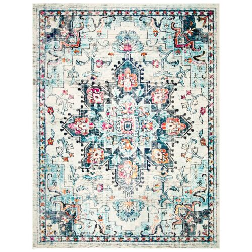 Tapis Polypropylène Crème/Bleu 274 X 366 Cm