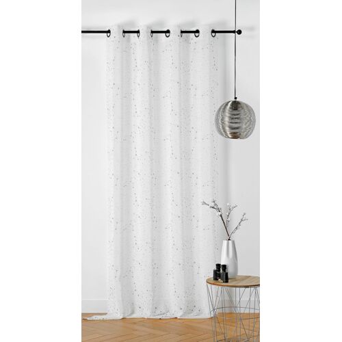 Rideau D'ameublement Polyester Enfant Blanc 150x240cm
