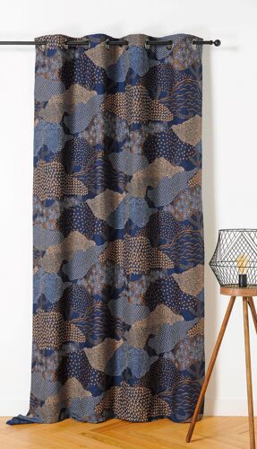 Rideau D'ameublement 140x240cm Bleu Marine