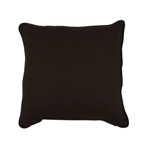 Coussin En Lin Noir 40cm