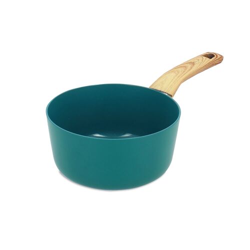 Casserole 18cm En Aluminium Recyclé Bleu Canard - Tous Feux