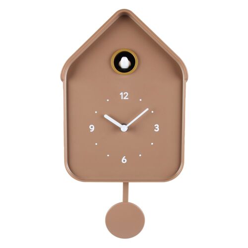 Horloge coucou café au lait 20.6x39cm