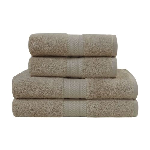 Ensemble De Bain 4 Pièces En Coton Mastic