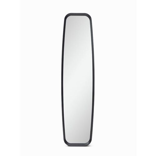 Miroir sur pied décoratif en bois de chêne noir H160