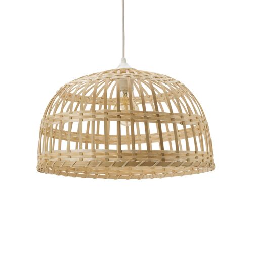 Suspension En Bambou Marron, D.40 Cm