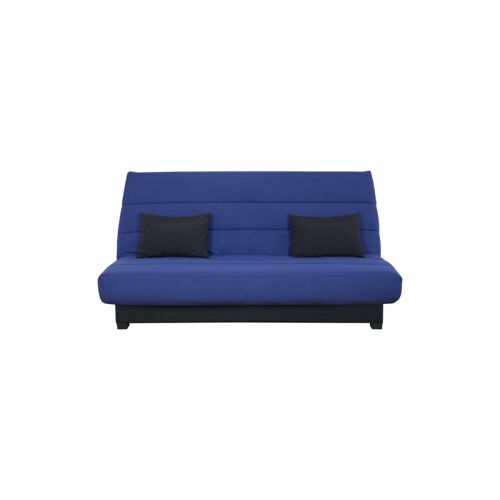 Banquette convertible clic clac 2 places rangement intégré marine