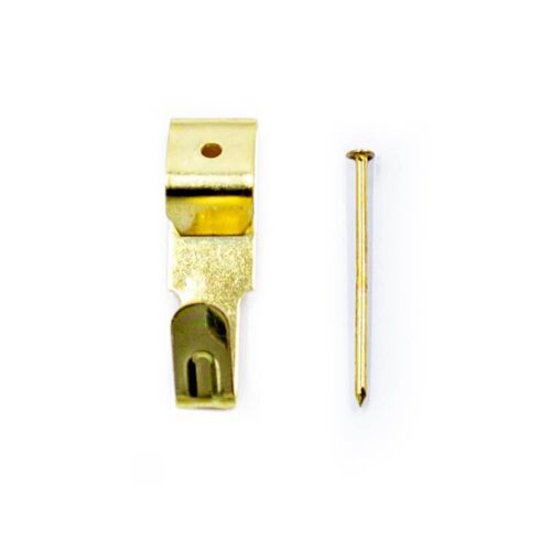 Lot de 12 crochets à  tableau n°2 pour 10 Kg métal