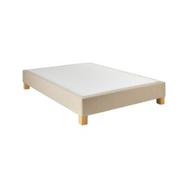 Sommier tapissier 20 cm beige 160 x 200 cm
