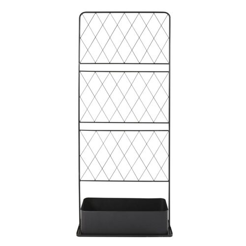 Jardinière En Métal Noir H180