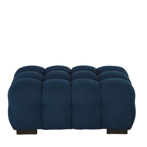 Pouf nuage bouclettes bleu nuit